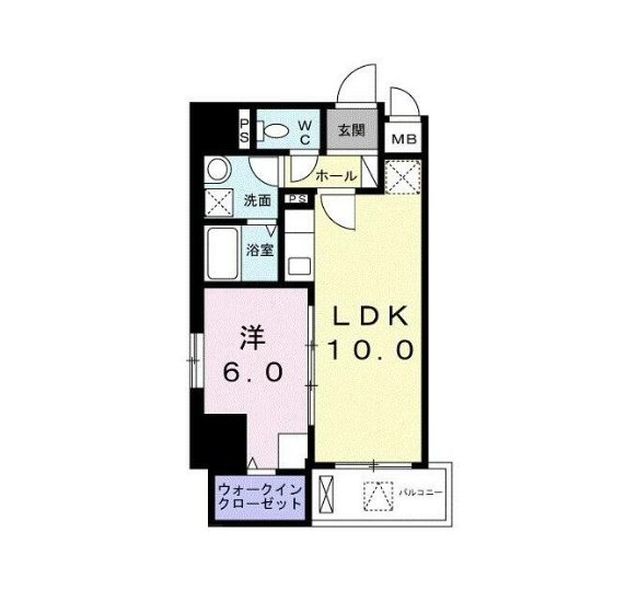 Eステージ新御徒町  403号室 間取り