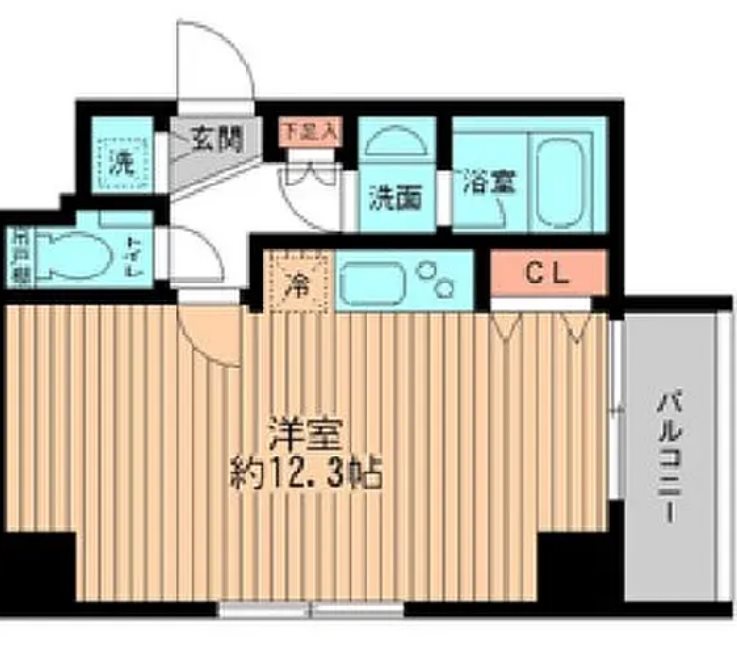 レガーロ御茶ノ水Ⅰ  505号室 間取り