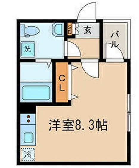 ユアスペース浅草橋     918272-102号室 間取り