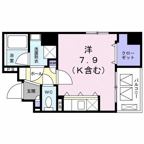 グリーンラブラス   601号室 間取り