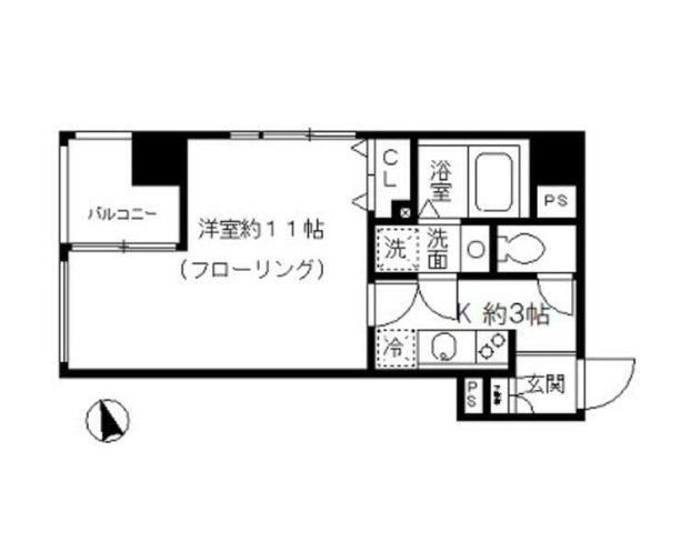 スリアン神楽坂 602号室 間取り