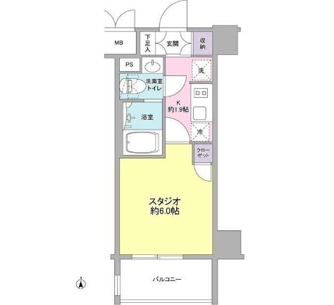 コンフォリア春日富坂     205号室 間取り