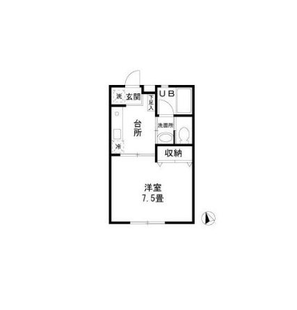 カーサフェリーチェ谷中   101号室 間取り