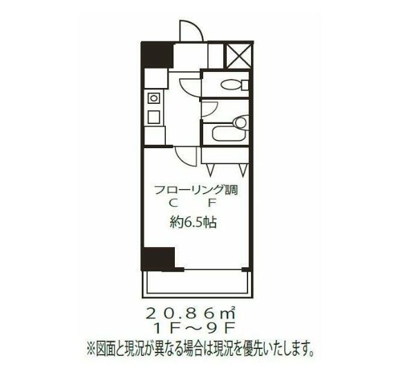 ラフィーネ本郷   203号室 間取り