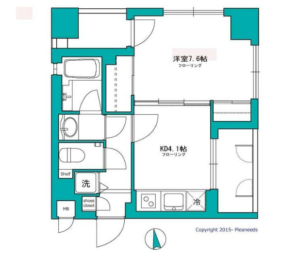 レガロ新御徒町ステーションパレス    603号室 間取り