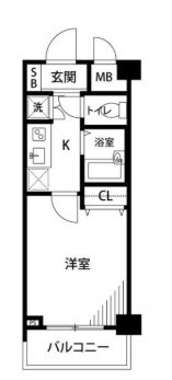 サンテミリオン目白台  205号室 間取り