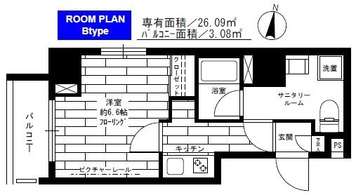 ステージファースト水道橋      704号室 間取り