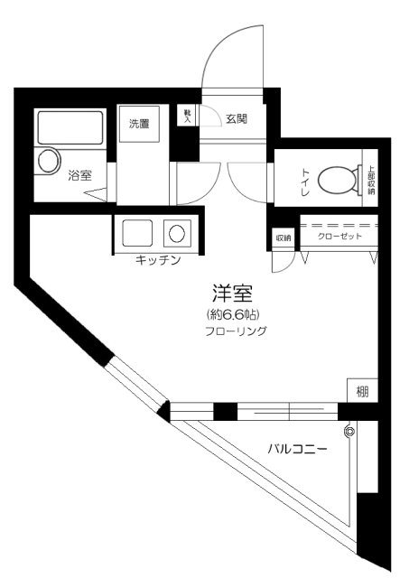リバーサイドタワー蔵前   507号室 間取り