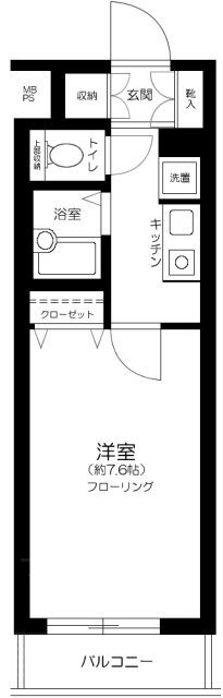 日神パレステージ御徒町Ⅱ  603号室 間取り