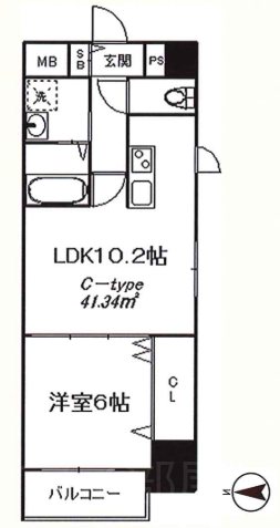 コルテ浅草寿 間取り