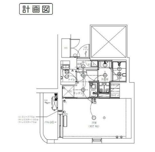 アルモニー御茶ノ水    201号室 間取り