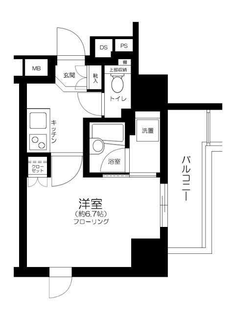 ファミール御茶ノ水アンシェール     304号室 間取り