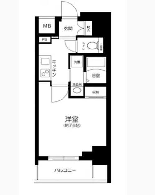 ヴェルステージ秋葉原       301号室 間取り