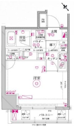 セジョリ駒込  302号室 間取り