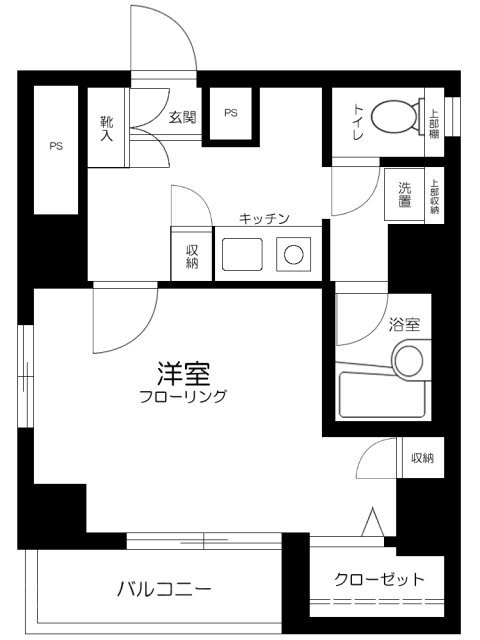 ローズマンションミヤハラ      504号室 間取り