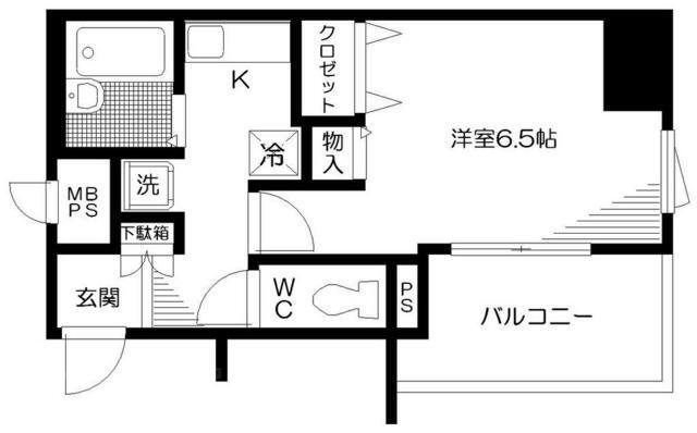 日神パレステージ御徒町Ⅱ   201号室 間取り