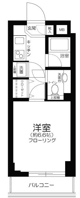 エスコート音羽  304号室 間取り