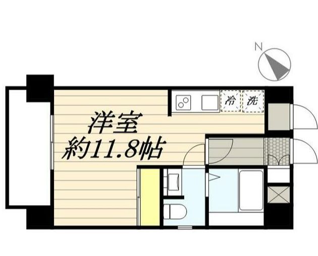 エイチエフ浅草橋レジデンス     203号室 間取り