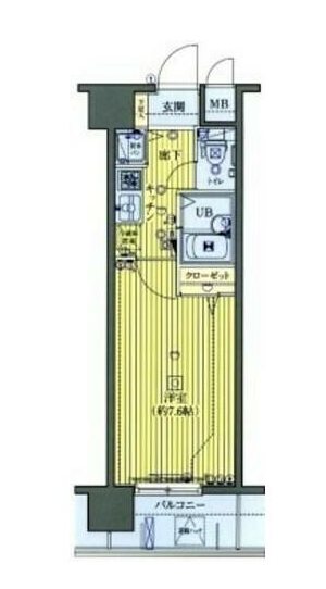 ガラステージ茗荷谷    2号室 間取り