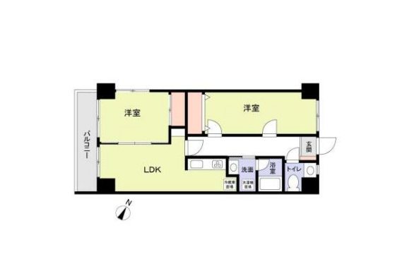 フェリーチェお茶の水  703号室 間取り