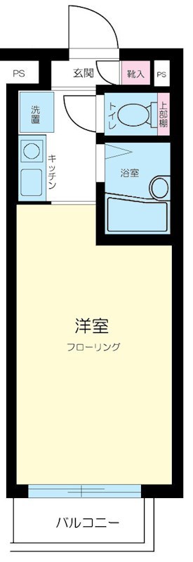 スカイコート神楽坂  305号室 間取り