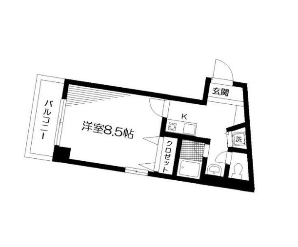 サンピア西須賀    202号室 間取り