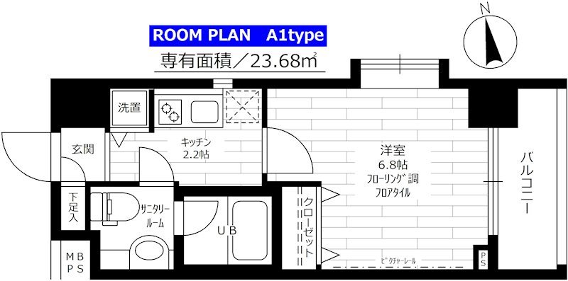 ステージグランデ本郷    1004号室 間取り