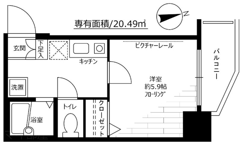 クレアシオン早稲田    間取り