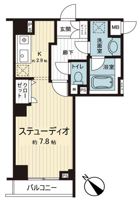 デュオ・スカーラ御茶ノ水Ⅱ  間取り