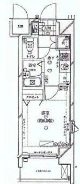 ガリシア早稲田  808号室 間取り