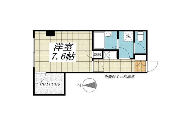 秋葉原アークビル    801号室 間取り