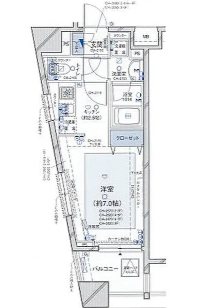 パレステュディオ九段   206号室 間取り