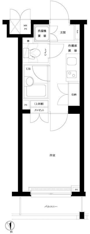 ルーブル早稲田弐番館 間取り