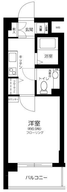 ステージグランデ市谷薬王寺 間取り