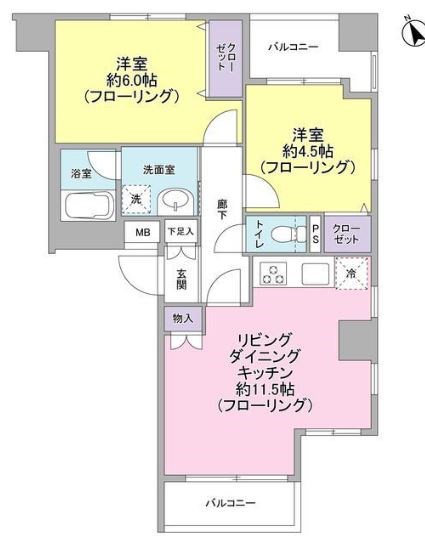パートナーシップアパートメント  間取り