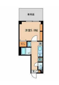 小石川ガーデンハウス      912456-104号室 間取り