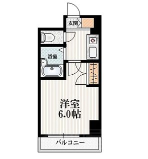 カテリーナ千駄木      2号室 間取り