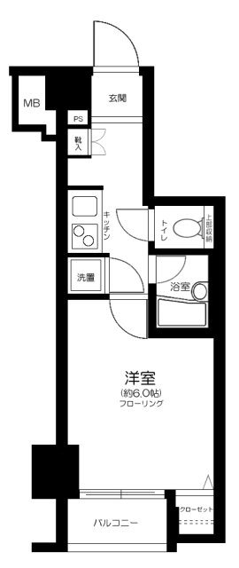 ステージファースト本駒込Ⅱ   303号室 間取り