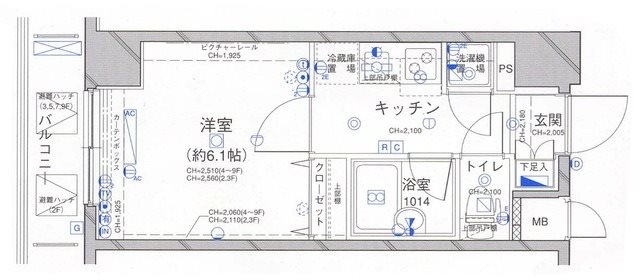 パレステュディオ飯田橋   間取り