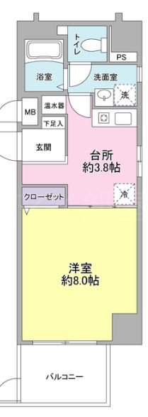 ヴェルデ東日本橋 間取り