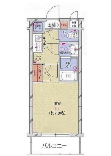 菱和パレス秋葉原駅前   203号室 間取り