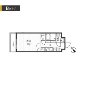 新宿夏目坂コート   202号室 間取り