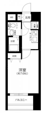 アクサス文京関口 間取り