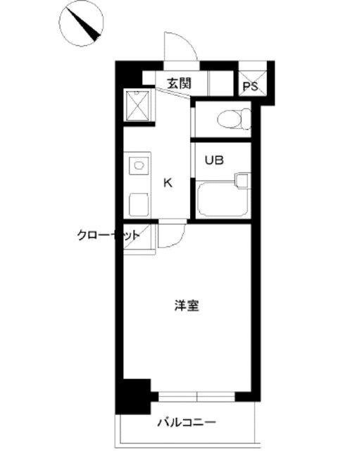 スカイコート文京白山    306号室 間取り