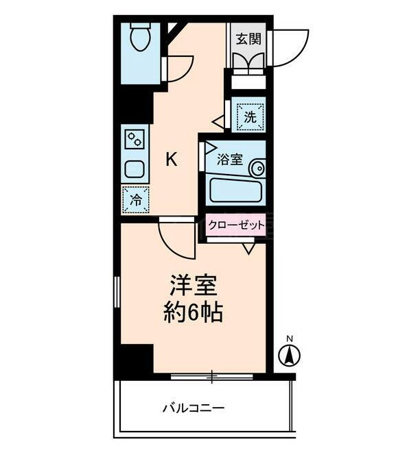 オリオ神田   301号室 間取り