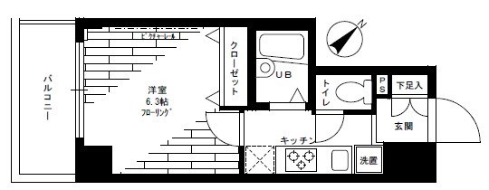 ステージファースト白山    501号室 間取り