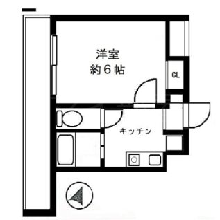 スカイコート日本橋浜町第２ 間取り