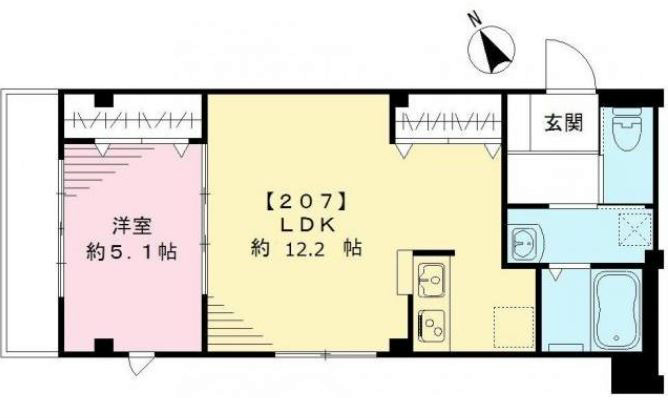 ラシーネ西片  間取り