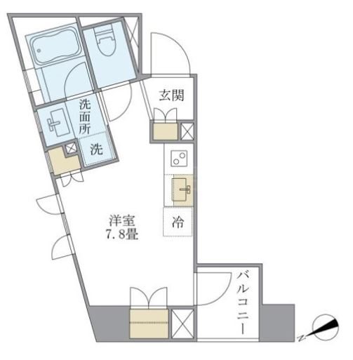 ブリリアイスト銀座東  間取り