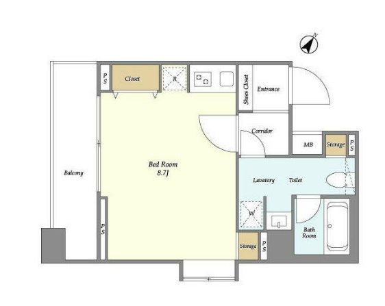 メルヴェーユ日本橋浜町 間取り